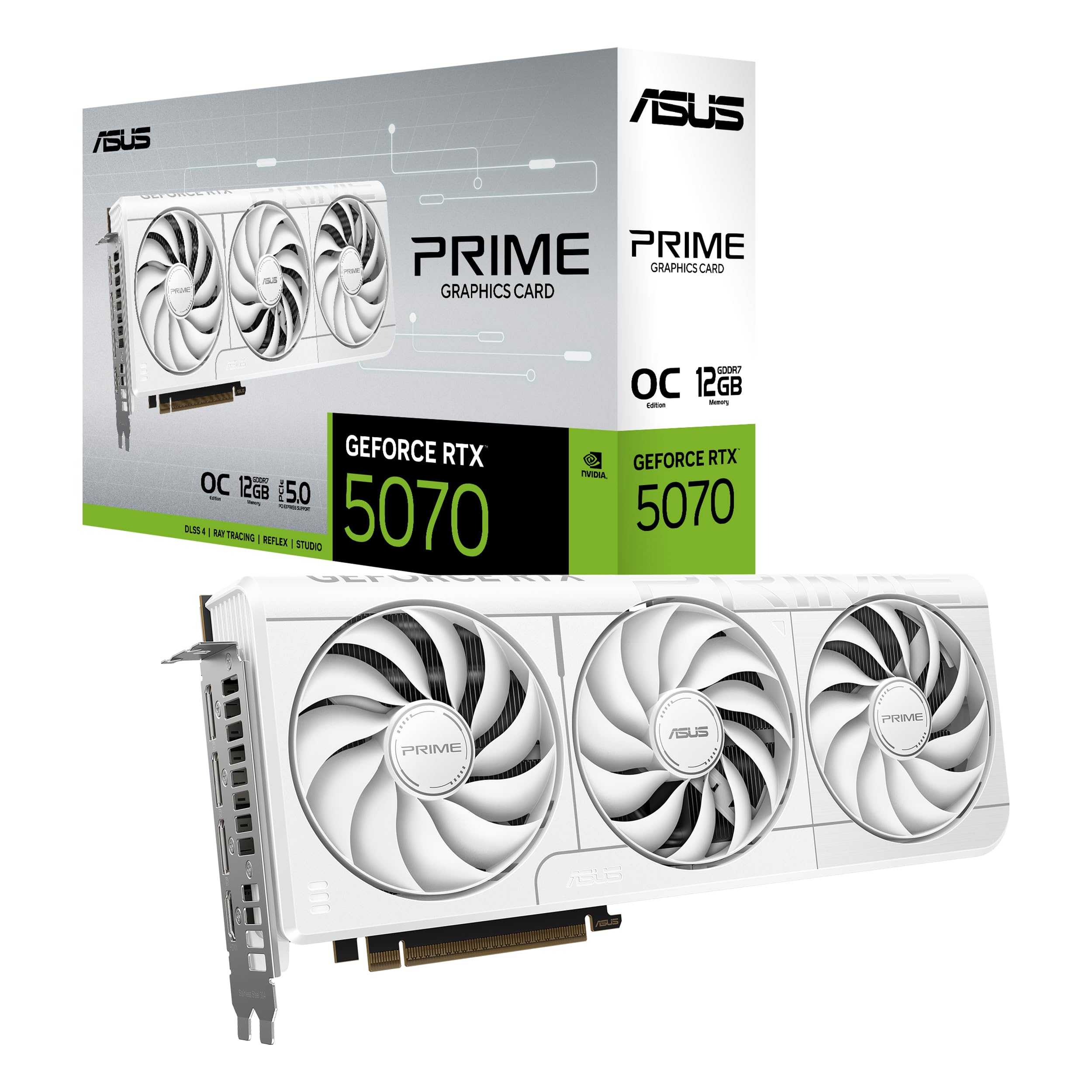 ASUS Prime GeForce RTX™ 5070 12GB GDDR7 OC Edition Graphics Card